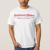 Emotionele arbeid per uur tarief t-shirt (Voorkant)