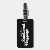 Emotionele bagage bagagelabel (Voorkant verticaal)