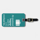 Emotionele bagage-bagagelabel bagagelabel (Voorkant horizontaal)