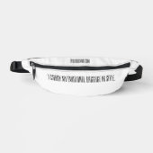 Emotionele bagage Fanny Pack Heuptasje (Voorkant)