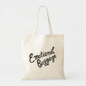 Emotionele Bagage Handlettered Schattige Funny Tote Bag (Voorkant)