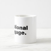 Emotionele bagage koffiemok (Center)