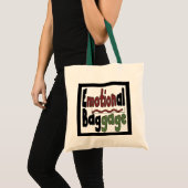 Emotionele bagage met bewegingskooi tote bag (Voorkant (product))