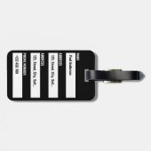 Emotionele Bagage Sarcastisch Grappig Gezegde Bagagelabel (Achterkant horizontaal)