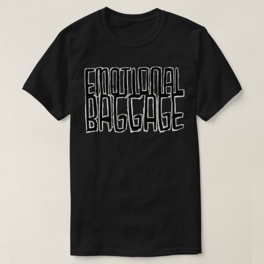 Emotionele bagage t-shirt (Design voorkant)