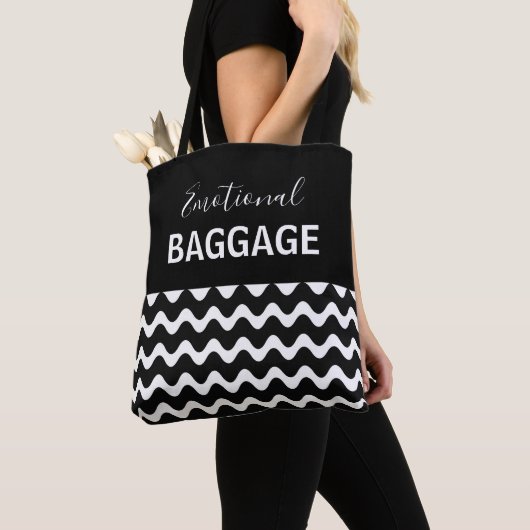 Emotionele bagage tote bag (Dichtbij)
