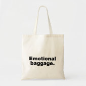 Emotionele bagage tote bag (Voorkant)