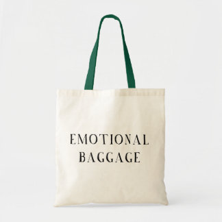 Emotionele bagage tote bag