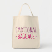 Emotionele bagage tote bag (Voorkant)