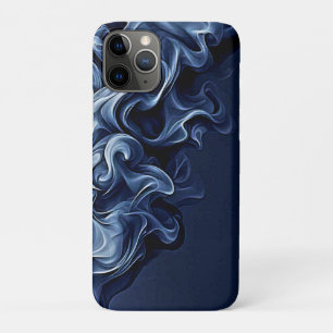 Emotionele blauwe rook kunst Case-Mate iPhone case