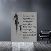 Emotionele Bond: Houtskoolschets van een moeder en Poster