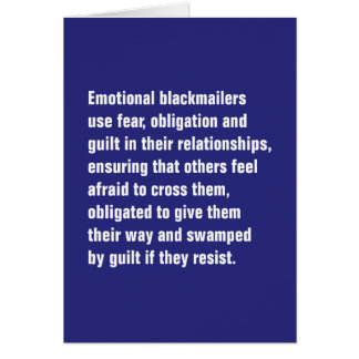 Emotionele chanteurs gebruiken angst, verplichting