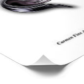 "Emotionele Creatie", Glanzend Poster (Hoek)