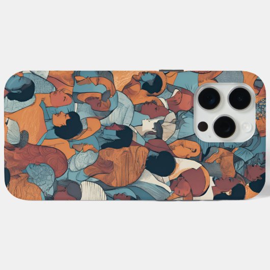 Emotionele diversiteit Case-Mate iPhone case (Achterkant (horizontaal))