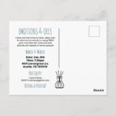 Emotionele Essential Oils Class of Starry Sky Briefkaart (Achterkant)