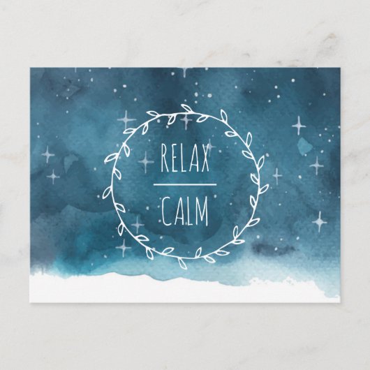 Emotionele Essential Oils Class of Starry Sky Briefkaart (Voorkant)