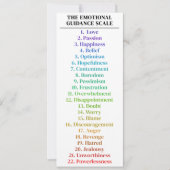 Emotionele geleidingsschaal Rainbow Large Bladwijz (Voorkant)