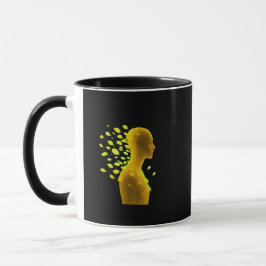 Emotionele Genezing Silhouet • Bloemblaadje Vrijla Mok