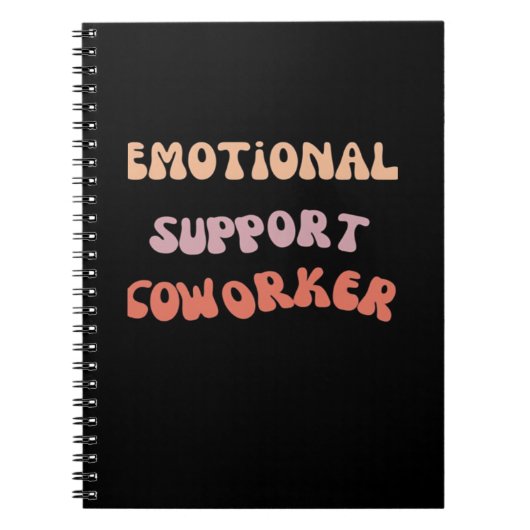 Emotionele Help Collega Classic Meme Notitieboek (Voorkant)