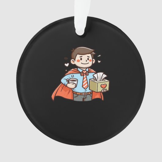 Emotionele Help Collega Klassieke Virale Meme Ornament (voorkant)