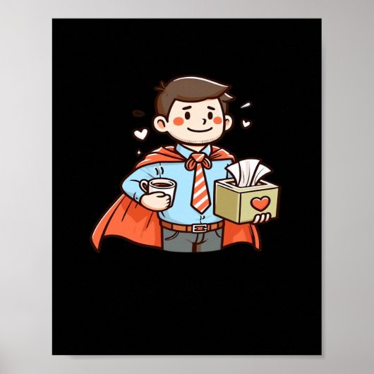 Emotionele Help Collega Klassieke Virale Meme Poster (Voorkant)