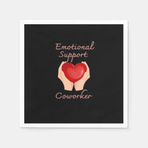 Emotionele Help Collega Virale Quote en Luiheid Servet