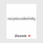 Emotionele herstellende vinylSticker, op maat gesn Sticker (Vel)