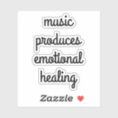 Emotionele herstellende vinylSticker, op maat gesn Sticker (Vel)
