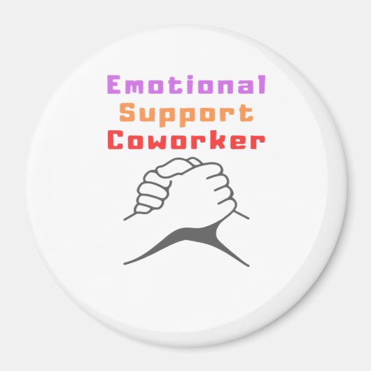 Emotionele hulp beste collega magneet (Voorkant)