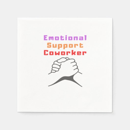 Emotionele hulp beste collega servet (Voorkant)