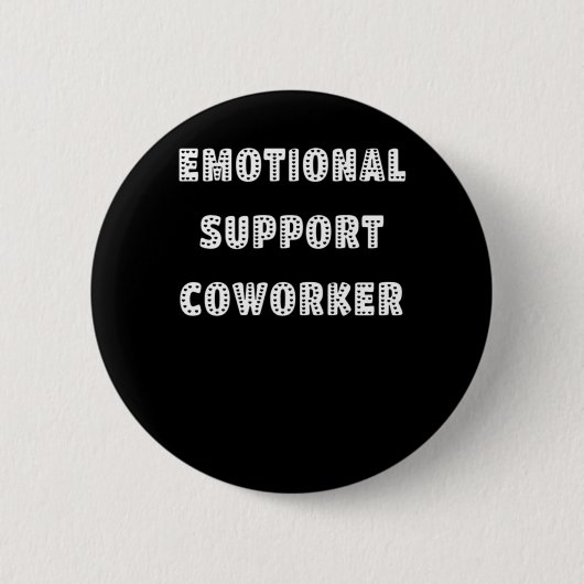 Emotionele hulp Collega Chill Meme Ronde Button 5,7 Cm (Voorkant)
