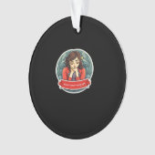 Emotionele hulp Collega Chilling Meme Ornament (voorkant)