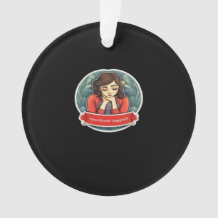 Emotionele hulp Collega Chilling Meme Ornament