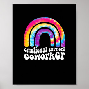 Emotionele hulp Collega Classic - Werk Bestie Poster