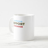 Emotionele hulp Collega, Collega Gift, Collega F Koffiemok (Voorkant links)