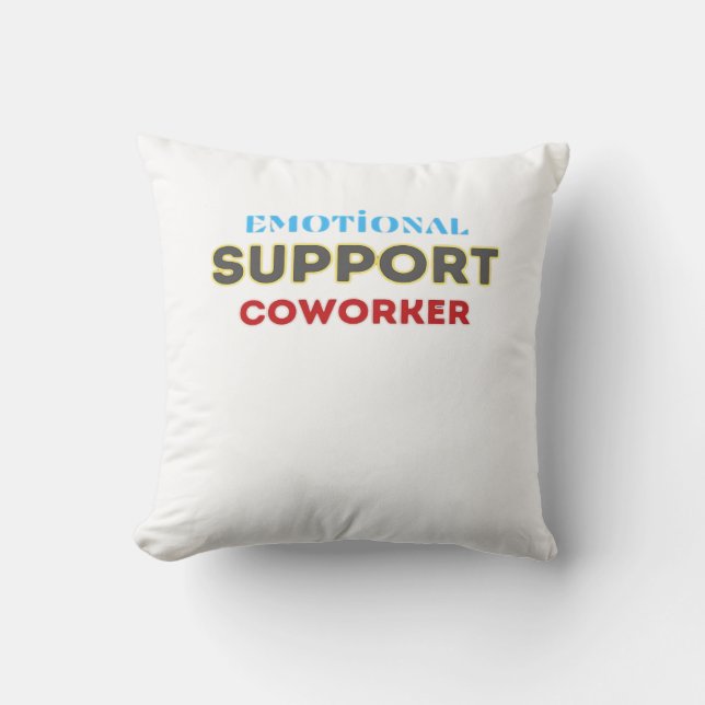 Emotionele hulp Collega, Collega Gift, Collega F Kussen (Voorkant)