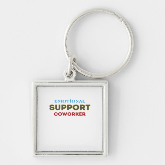 Emotionele hulp Collega, Collega Gift, Collega F Sleutelhanger (Voorkant)