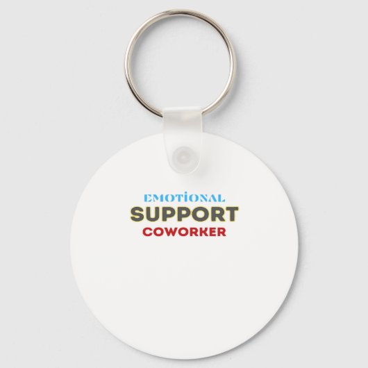 Emotionele hulp Collega, Collega Gift, Collega F Sleutelhanger (Voorkant)