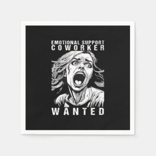 Emotionele Hulp Collega - Gewilde Grappige Kantoor Servet