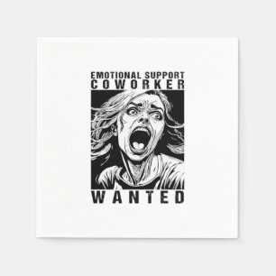 Emotionele Hulp Collega Gezocht Grappig Kantoor We Servet