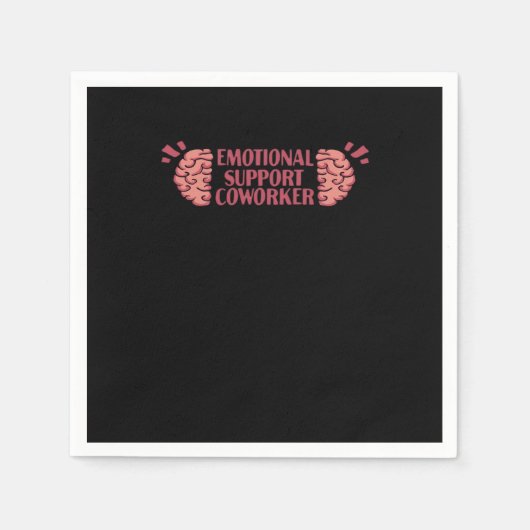 Emotionele hulp Collega Gift Classic Servet (Voorkant)