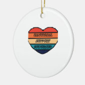 Emotionele hulp collega grappig keramisch ornament (Links)