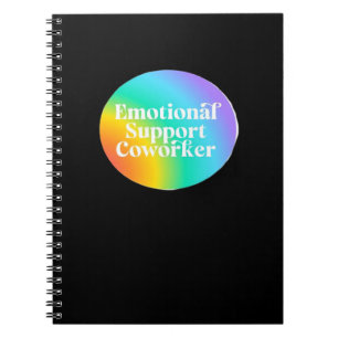 Emotionele hulp collega grappig notitieboek
