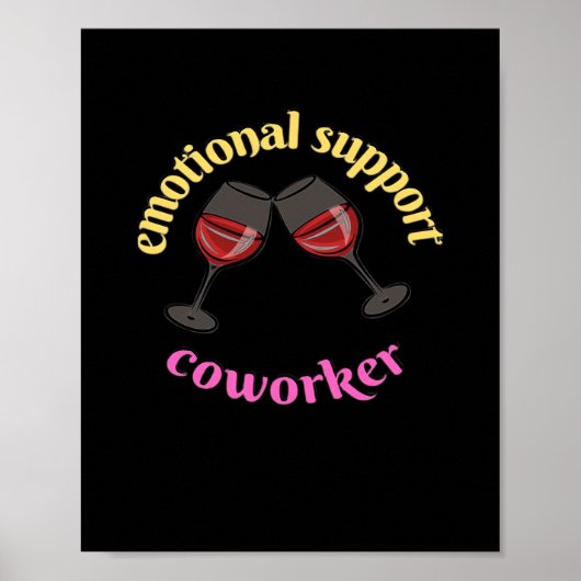Emotionele hulp collega - Kostbare Klassieker Poster (Voorkant)