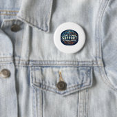 Emotionele hulp collega, typografie Classic Ronde Button 5,7 Cm (In situ)