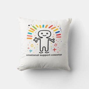 Emotionele hulp collega viraal kussen