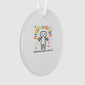 Emotionele hulp collega viraal ornament (voorkant)