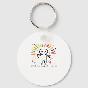 Emotionele hulp collega viraal sleutelhanger