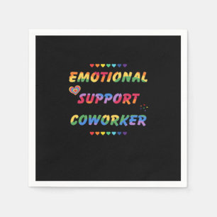 Emotionele hulp collega voor meme viral servet