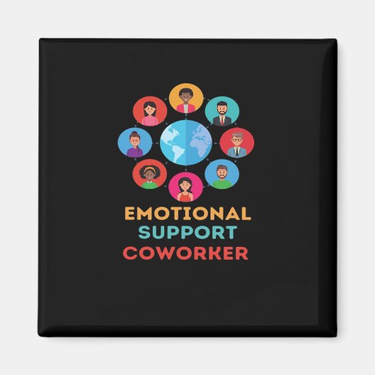 Emotionele hulp collega voor memetrend magneet (Voorkant)